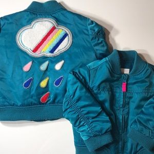 SOLD:  2T Rainbow and Cloud | Bomber Jacket